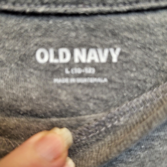 Old Navy Kids Gray Cosmic Graphic Tee - Size L (10-12) - Picture 3 of 4